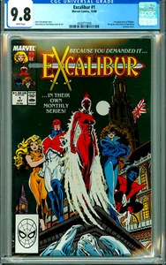 EXCALIBUR 1 CGC 9.8 WP 1st WIDGET New NONCIRCULATED CGC Case MARVEL COMICS 1988 - Picture 1 of 1
