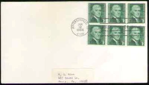 US. 1299. 1c. Thomas Jefferson (1743-1826) 3rd President Coil. FDC.  - Picture 1 of 1
