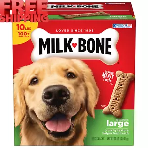 Milk-Bone Original Dog Biscuits, Large Crunchy Dog Treats, 10 lbs. - Picture 1 of 7