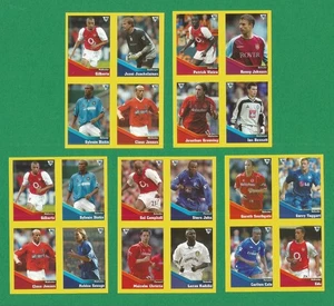 5 x Pegatinas ARSENAL Merlín 2003 Premier League Colección Bolsillo Sin Cortar - Imagen 1 de 2