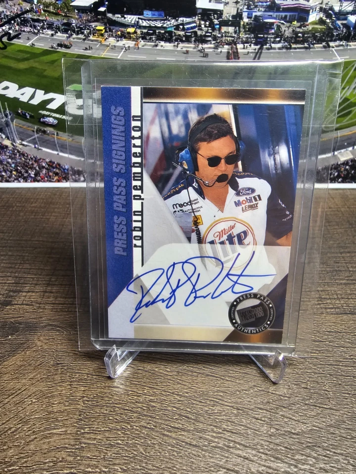 2000 Robin Pemberton Press Pass Signatures - Image 1 of 1