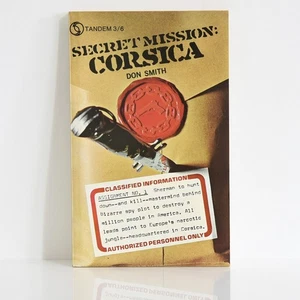 DON SMITH Secret Mission: Corsica (#3) 1968 Award / Tandem - vintage Espionage - Picture 1 of 4