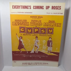 Vintage Sheet Music ~ Everything's Coming Up Roses ~ 1959 ~ From "Gypsy" - Picture 1 of 1