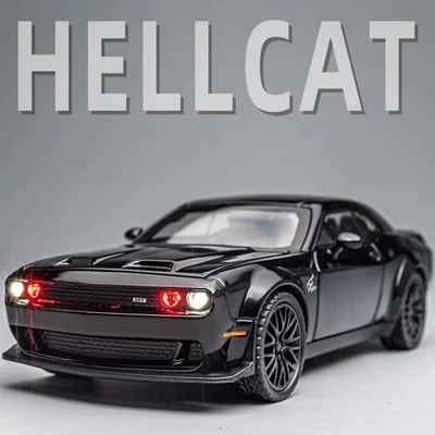 1:32 Dodge Challenger Hellcat Toy Car Alloy Diecast Model Metal Collectable NEW - Image 1 of 4