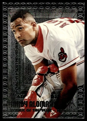1995 Topps Embossed Sandy Alomar Cleveland Indians #105 - Image 1 of 2