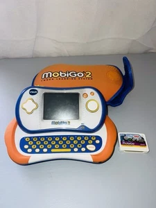 Vtech MobiGo2 Touch Learning System w/ Case, 2 Games - Tested - Picture 1 of 6