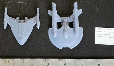 1/2500 scale NX Era Intrepid / Neptune Star Trek 3d printed resin model W/DECALS - Image 1 of 4