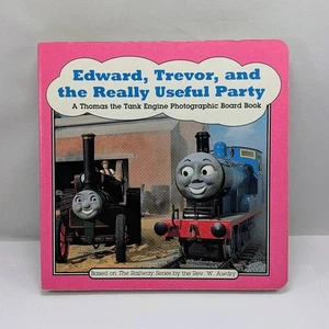 Edward Trevor Really Useful Party Thomas Tank Engine Board Book 1994 VTG 1st Ed. - Foto 1 di 6