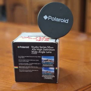 Polaroid Studio Series 52mm 43x High Definition Wide-Angle Lens mit OVP Top - Picture 1 of 21