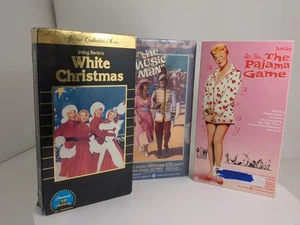 VHS Bundle, Pajama Game, Music Man, White Christmas - Picture 1 of 1