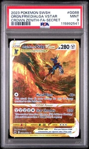 2023 Pokemon Orgn.Frm.Dialga Vstar Crown Zenith-Fa-Secret PSA 9 - Picture 1 of 2