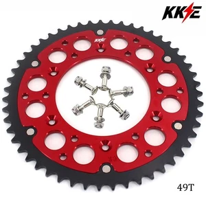 KKE 49T Rear Hybrid Sprocket for Honda CRF250R 2004-2025 CRF450R CRF450X CR125R - Picture 1 of 7