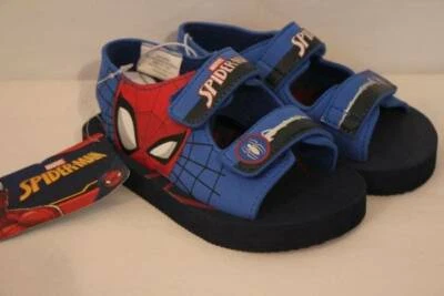 Мальчики ясельного возраста Spider человек туфли маленький 5 - 6 сандалии Marvel Spiderman герой лето - Изображение 1 из 3