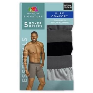 Fruit of the Loom Herren True Comfort Tag Free CoolZone Boxershorts, 5er-Pack - Bild 1 von 4