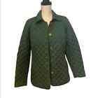 C. Wonder Water Resistant Quilted Barn Jacket W Printed Lining A278604 Pine 2xs