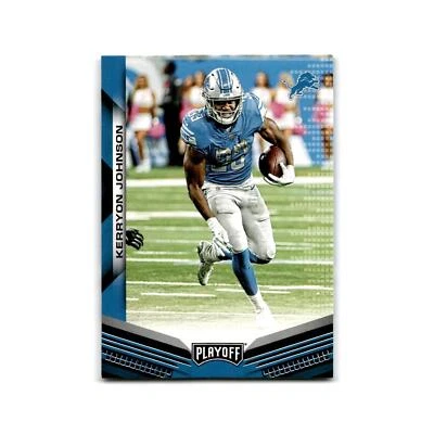 Kerryon Johnson 2019 Panini Playoff #134 Detroit Lions Football Card NM - Image 1 of 3