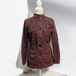 Lucky Brand Cotton Utility Canvas Field Military Denim Jacket Size Small. - Picture 1 of 11