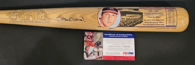 34" STAN MUSIAL Signed Cooperstown Bat Co Team Series-ST. LOUIS CARDINALS-PSA - Image 1 of 4