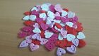 bag of mini heart shaped buttons / embellishments for craft projects