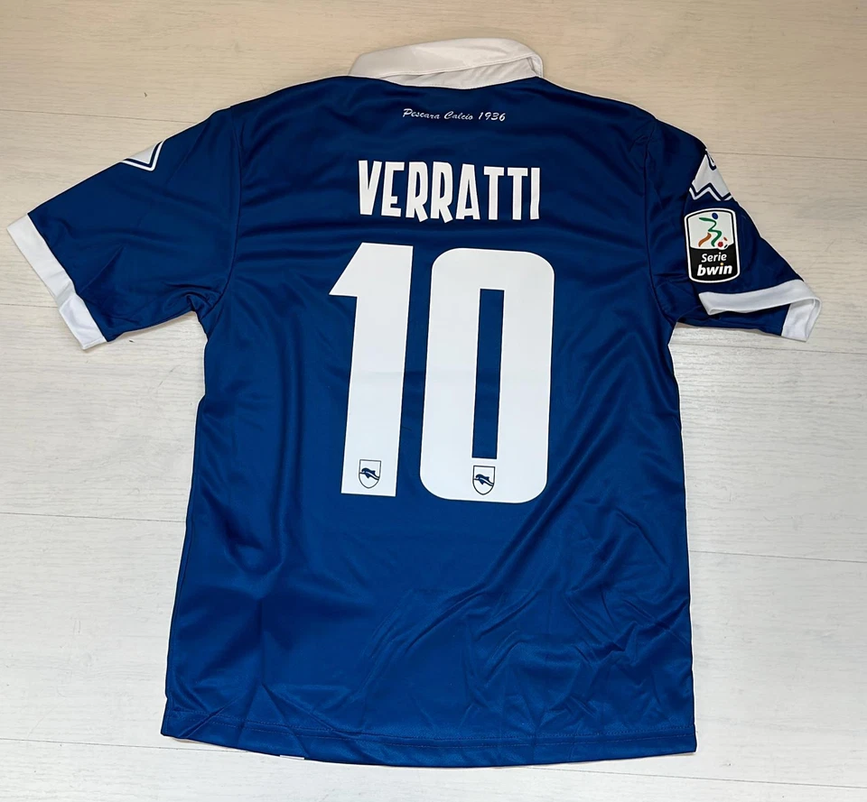 4800/358  ERREA PESCARA MAGLIETTA 2' MAGLIA GARA 11/12 AWAY  10 VERRATTI - Immagine 1 di 2