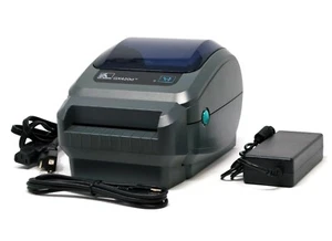 Zebra GX420D W/ Cutter Direct Thermal Label Printer Shipping Labels working 100% - Afbeelding 1 van 8