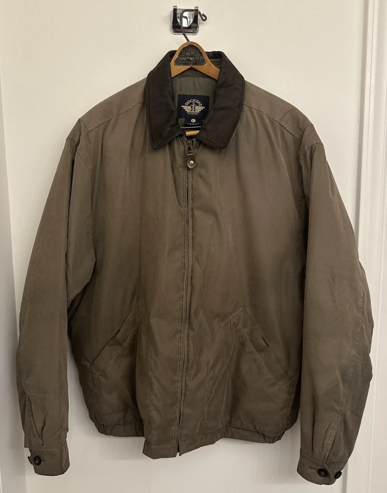 Dockers Outerwear Zipper Jacket RN-39441 Olive - Men's Large - Image 1 of 4
