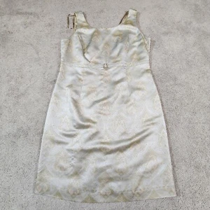Amanda Smith Sheath Dress Jacquard, Zip closure Belt detail 12 Silk - Picture 1 of 9