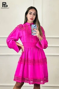Italy TRENDY Kleid onesize pink ITALY NEW STYLE mega - Bild 1 von 3