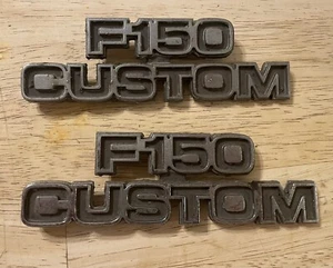 Par de emblemas para Ford F250 1977-1979 camioneta personalizada cubierta insignia - Imagen 1 de 2