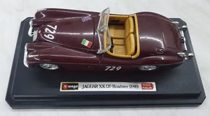 Burago - Jaguar XK 120 Roadster (1948) - 1:24 - weinrot - code 1202 - Bburago - Bild 1 von 18