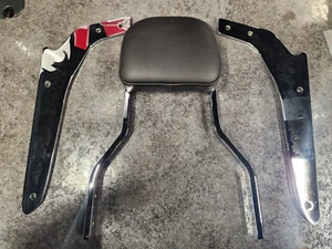 Cobra - 02-5611 - Short Square Sissy Bar, Chrome - Picture 1 of 1