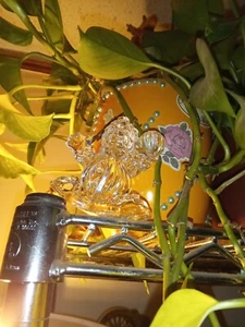 Princess House Lead Crystal Treasures Figurine Rocking Circus Clown Germany 24% - Bild 1 von 4