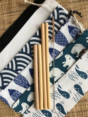 Органические бамбуковые соломинки для вечеринок и свадеб 20% для экономии китов - Изображение 1 из 4