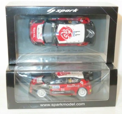 1/43 Citroen C3 WRC Total Abu Dhabi  Rally de France Tour De Corse 2018  S.Loeb - Image 1 of 4