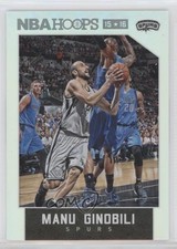 2015-16 Panini NBA Hoops Silver /299 Manu Ginobili #64 HOF