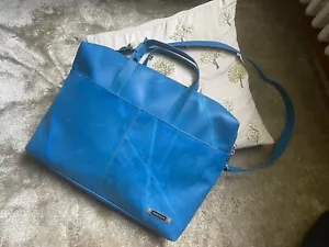 Friday R523 Hoffmann RARE sac business bleu pour ordinateur portable état proche du neuf avec étiquette - Photo 1/10
