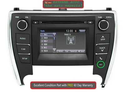 2015-2017 Toyota Camry радио сенсорный экран дисплей приемник 100614 OEM 86140 06660 - Изображение 1 из 4