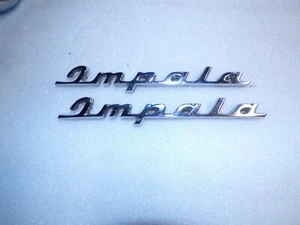 A pair of 1960 Chevy Impala script  C - Bild 1 von 3