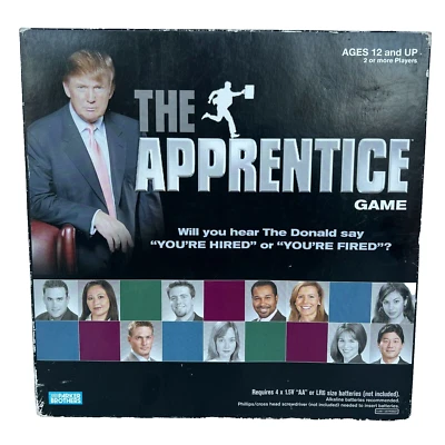 Vintage Donald Trump The Apprentice Game Parker Brothers Hasbro Complete - Image 1 of 4
