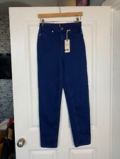 BNWT TOMMY HILFIGER Gramercy TAPERED High Waisted JEANS in TANA WASH W26 L32 8