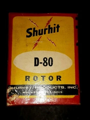 Vintage NOS Shurhit D-80 Rotor / distributor rotary button ignition repair part - Image 1 of 4