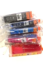 Tinta 5 EZ para Canon Pixma C250XL C251XL Y, Bk, C, M negra amarilla magenta cian - Imagen 1 de 7