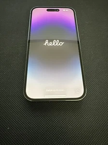 iPhone 14 Pro, Deep Purple, 128 GB, UNLOCKED, OPEN BOX-100% BATTERY HEALTH - Picture 1 of 4