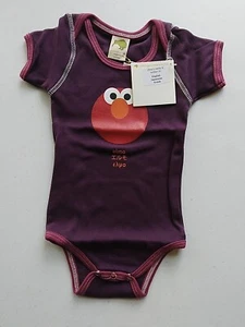 NWT Sesame Street Elmo Infant Bodysuit Size 3-6 months  - Picture 1 of 2