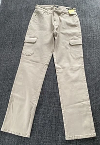 Women’s Beige Cargo Trousers - Size 10 - 30" Inside Leg - Buffalo - David Bitton - Picture 1 of 16