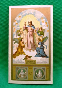 Heiligenbild Aufnahmeschein, Frommen Verein vom Heiligsten Jesu 1897 (Nr. 1250) - Bild 1 von 5