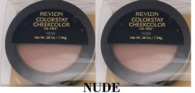 2 Revlon Colorstay Cheekcolor Oil Free Full Size - Color Stay Blush - Nude - Image 1 of 2