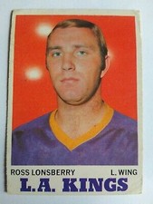 1970-71 OPC O-Pee-Chee #37 Ross Lonsberry Los Angeles Kings - VG