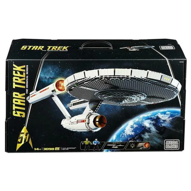 Collector Construction Set Mega Bloks Star Trek USS Enterprise NCC 1701 Toys