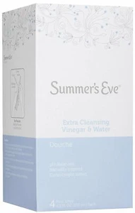 Summer's Eve Douche Extra Cleansing Vinegar&Water 4 Units 4.5 oz Pack of 2 - Picture 1 of 1